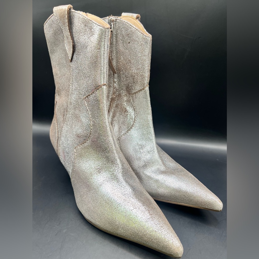 Seychelles -‎ Womens Shimmering Dallas Western Heeled Boots:8-1/2